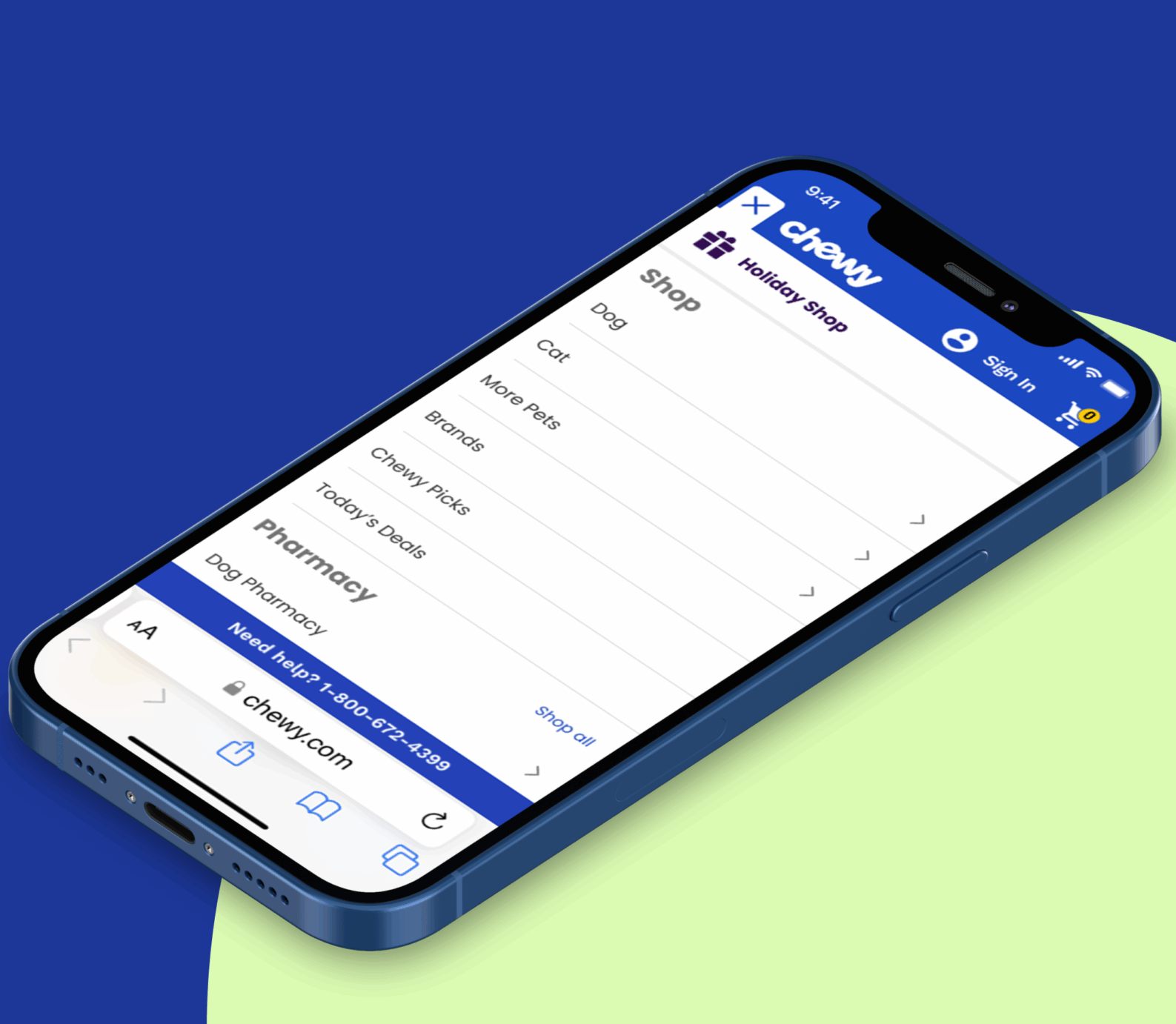Chewy Navigation Redesign